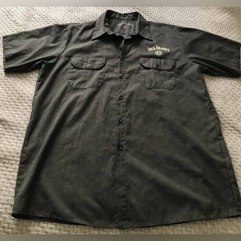 Jack Daniel’s Whiskey Officially Branded Button Down w/ Quote on Back Size 2XL